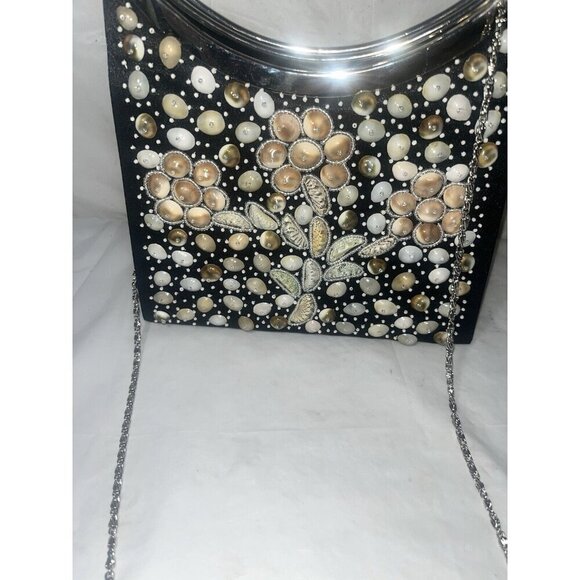 Timmy Woods Casha Beverly Hills Collection Seashell Handbag - Picture 3 of 16